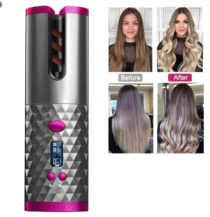 "Effortless, Perfect Curls Anywhere – Portable Hair Curler!"