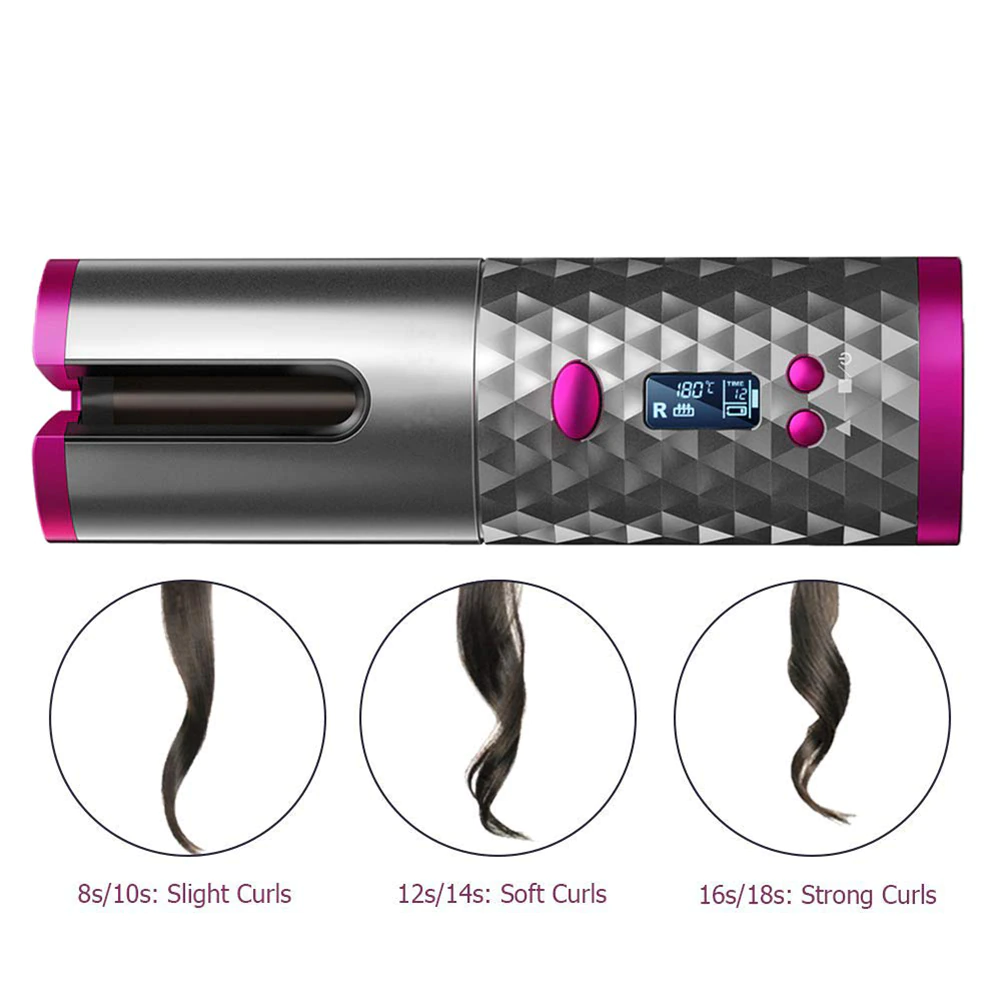 "Effortless, Perfect Curls Anywhere – Portable Hair Curler!"